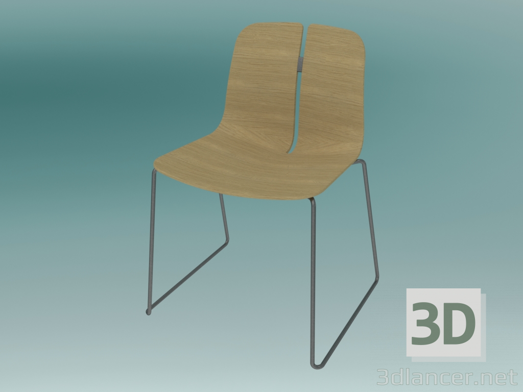 Modelo 3d Cadeira empilhável LINK (S124) - preview