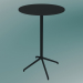 3 डी मॉडल कैफे टेबल स्टिल (,65, एच 105 सेमी, ब्लैक) - पूर्वावलोकन
