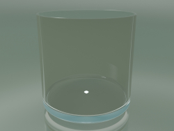 Niedrige zylindrische Vase (H 30 cm, T 30 cm)