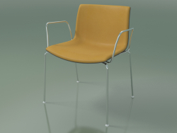 Chair 2040 (4 legs, with armrests, with front trim, polypropylene PO00412)