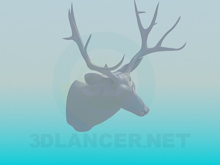 modelo 3D Animal disecado de corza - escuchar modelo 3D Animal disecado de corza - escuchar
