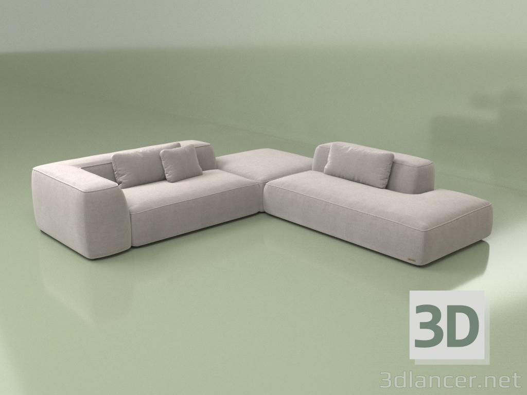 3D modeli Kanepe Taşöz (Set 03) - önizleme