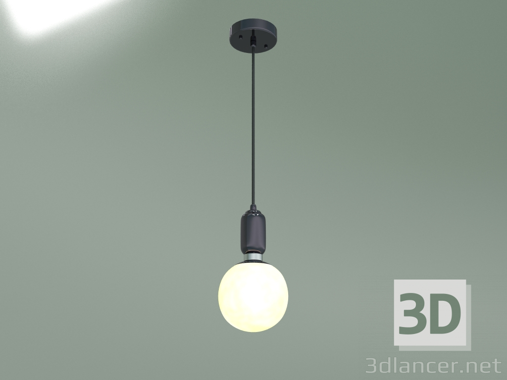 3d модель Підвісний світильник Bubble 50151-1 (чорні перли) – превью