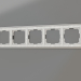 modello 3D Telaio per 5 pali Palacio Gracia (cromo-bianco) - anteprima