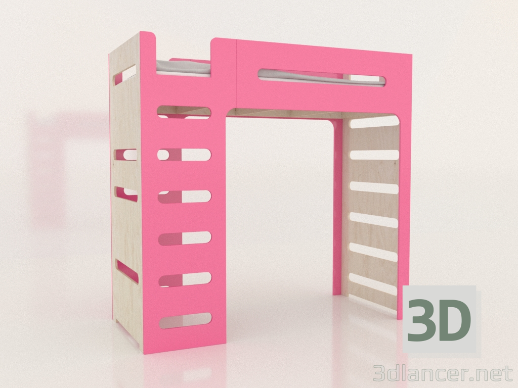 modèle 3D Lit mezzanine MOVE GL (FFMGL1) - preview