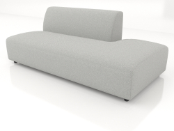 Sofa module 1 seater (L) 120 extended to the right