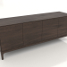 Modelo 3d Móvel de TV FARGO 1600x450x600 mm (carvalho escuro) - preview