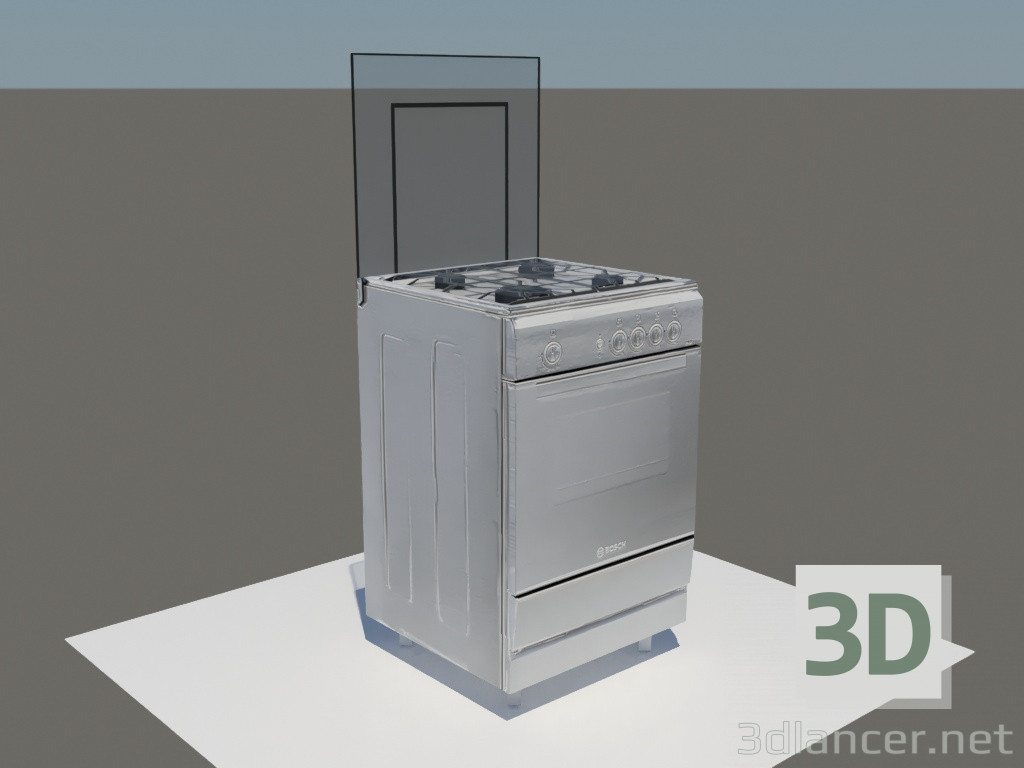 modèle 3D cuisinières - preview