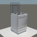 3d model Kitchen stove - preview