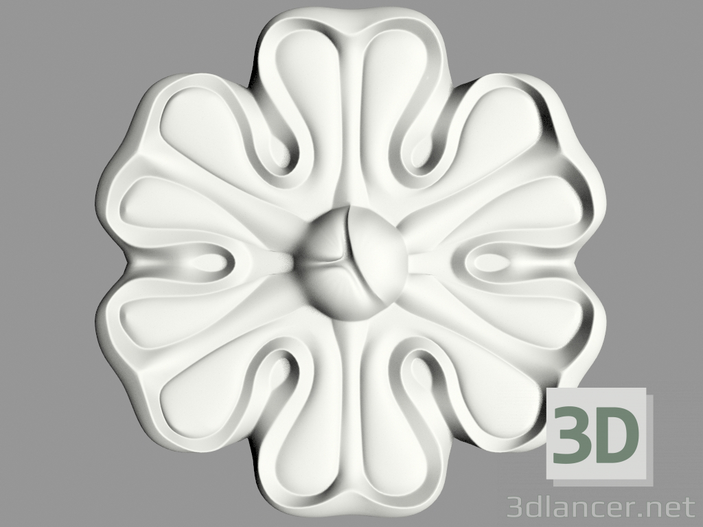 modello 3D Decorazione murale (Ф98) - anteprima