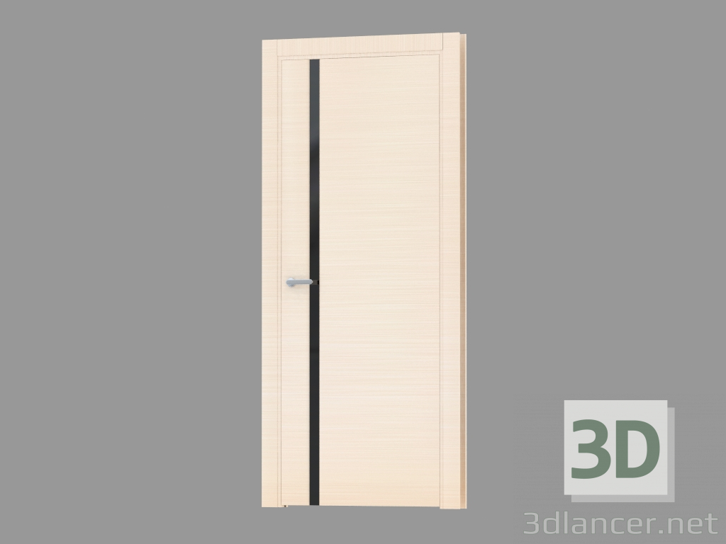 3d модель Дверь межкомнатная (17.04 black) – превью