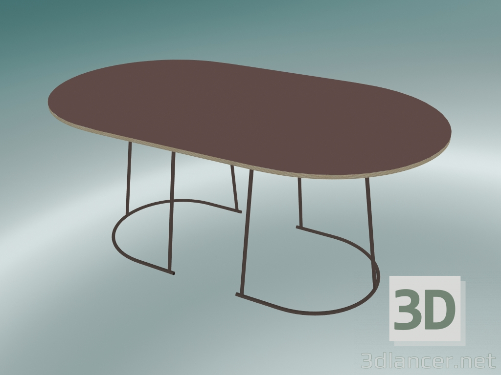 modèle 3D Table basse Airy (Medium, Prune) - preview