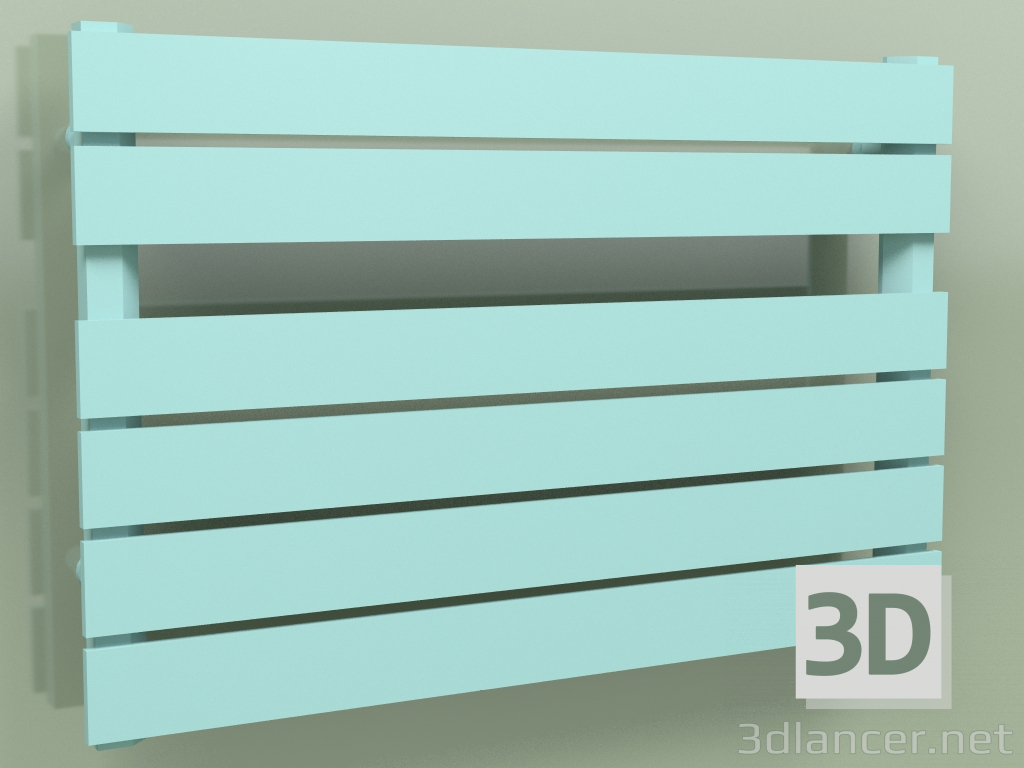 3D modeli Isıtmalı havlu askısı - Muna (530 x 800, RAL - 6034) - önizleme