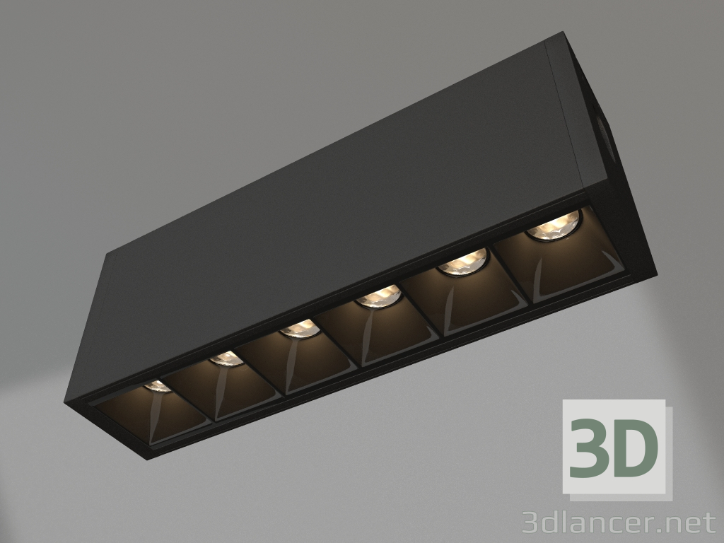 modèle 3D Lampe CLIP-38-LASER-S171-6W Day4000 (BK, 36 degrés, 24V) - preview