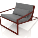 3D modeli Benzersiz kulüp sandalyesi (Şarap kırmızısı) - önizleme