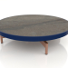 modèle 3D Table basse ronde Ø90x22 (Bleu nuit, DEKTON Radium) - preview