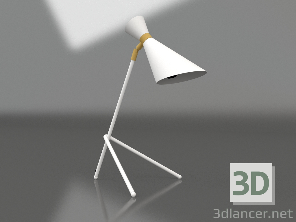 3D Modell Tischlampe Shady (Weiß) - Vorschau