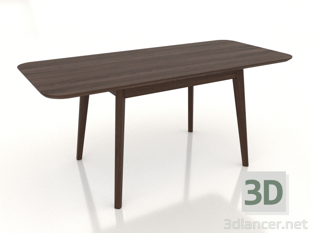 modèle 3D Table à manger TRANSFORM 1700x750 mm (noyer foncé) - preview