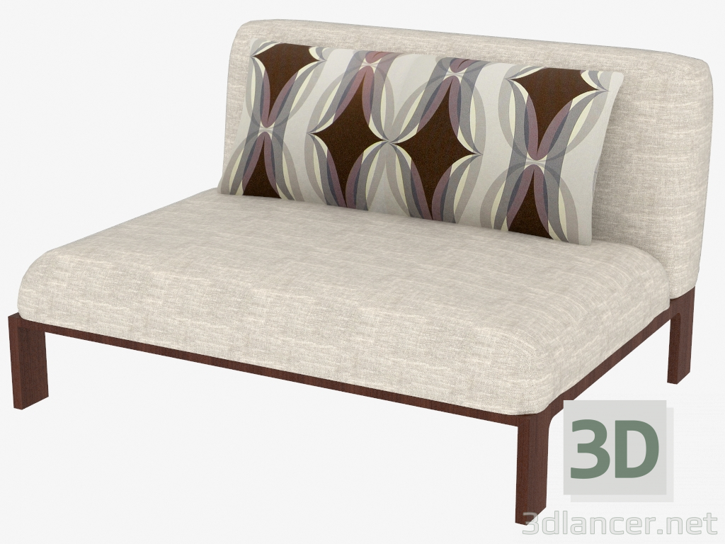 3d model Armchair without shelf - preview