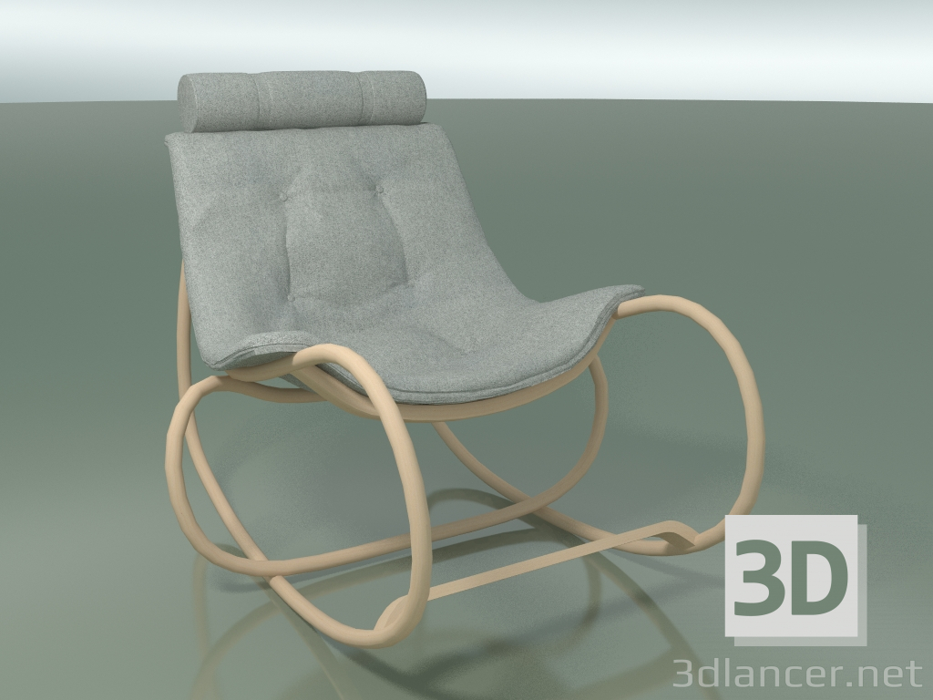 modèle 3D Chaise berçante Wave 599 (353-599) - preview