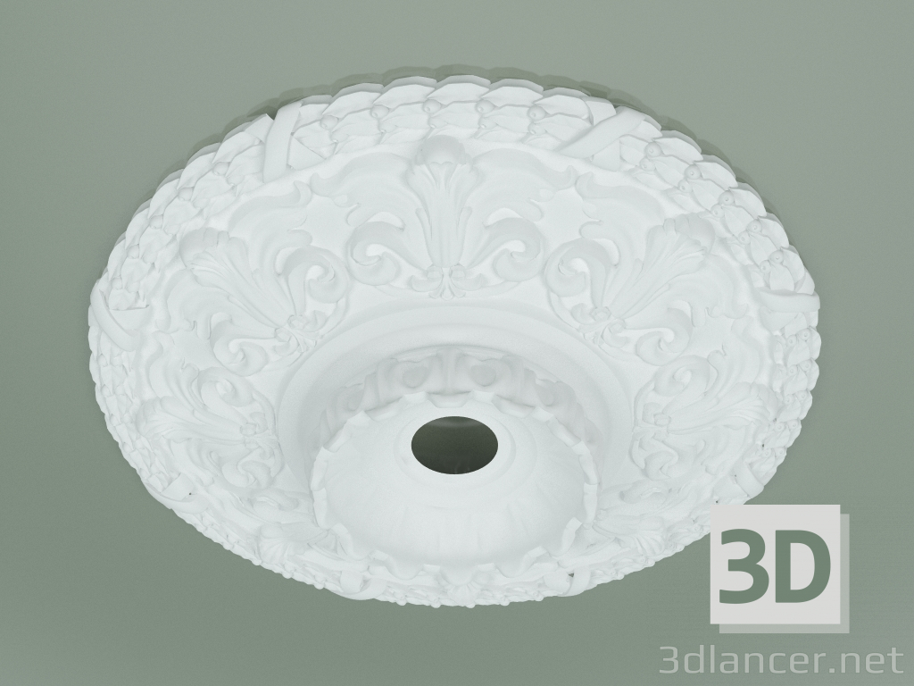 3d model Rosette with ornament RW026 - preview