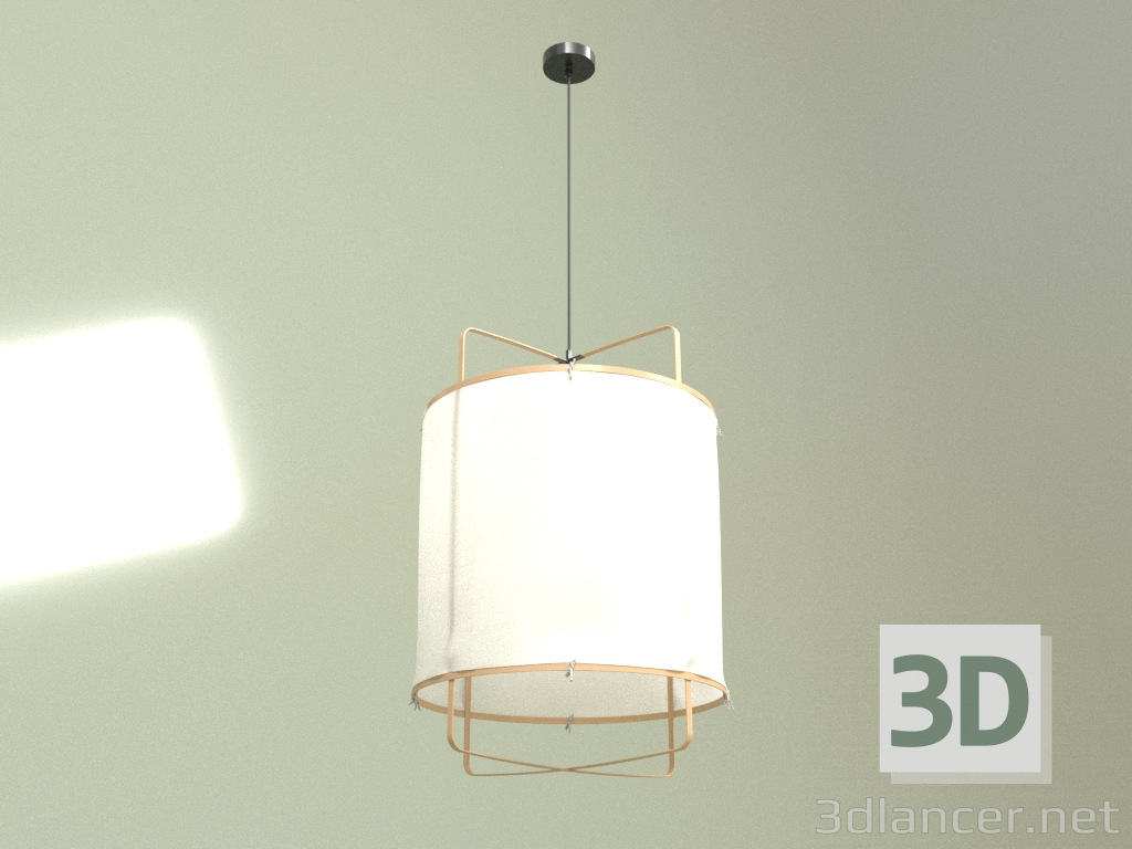 3d model Hanging lamp Fabric M - preview