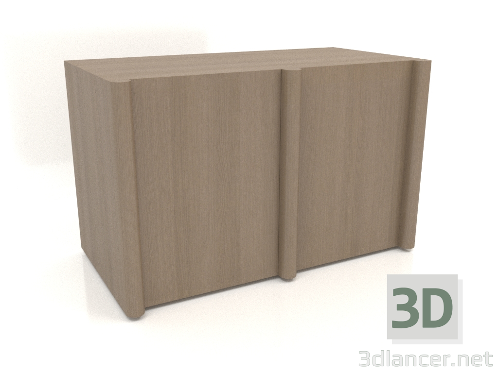 modello 3D Buffet MW 05 (1260x667x798, grigio legno) - anteprima