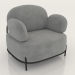 3d model Armchair Coco (grey) - preview
