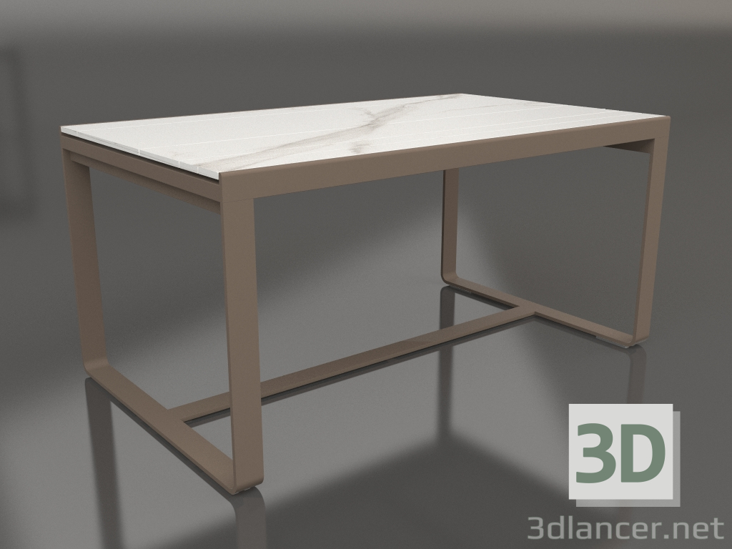 modello 3D Tavolo da pranzo 150 (DEKTON Aura, Bronzo) - anteprima