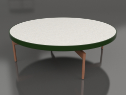 Round coffee table Ø120 (Bottle green, DEKTON Sirocco)