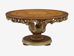 Dining table round in classical style 105