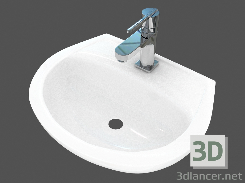 3d model Washbasin Idol (M11155) - preview