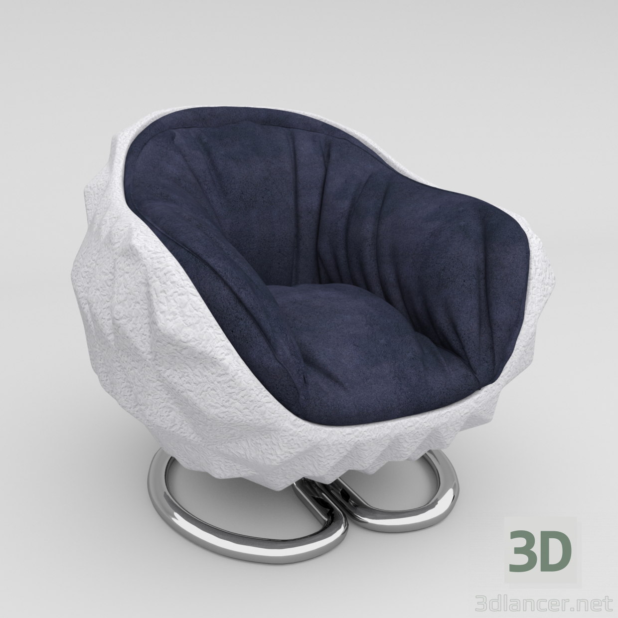 3d Mines-Chair model buy - render