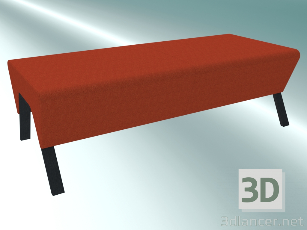 3d model Double bench (20 wood) - preview