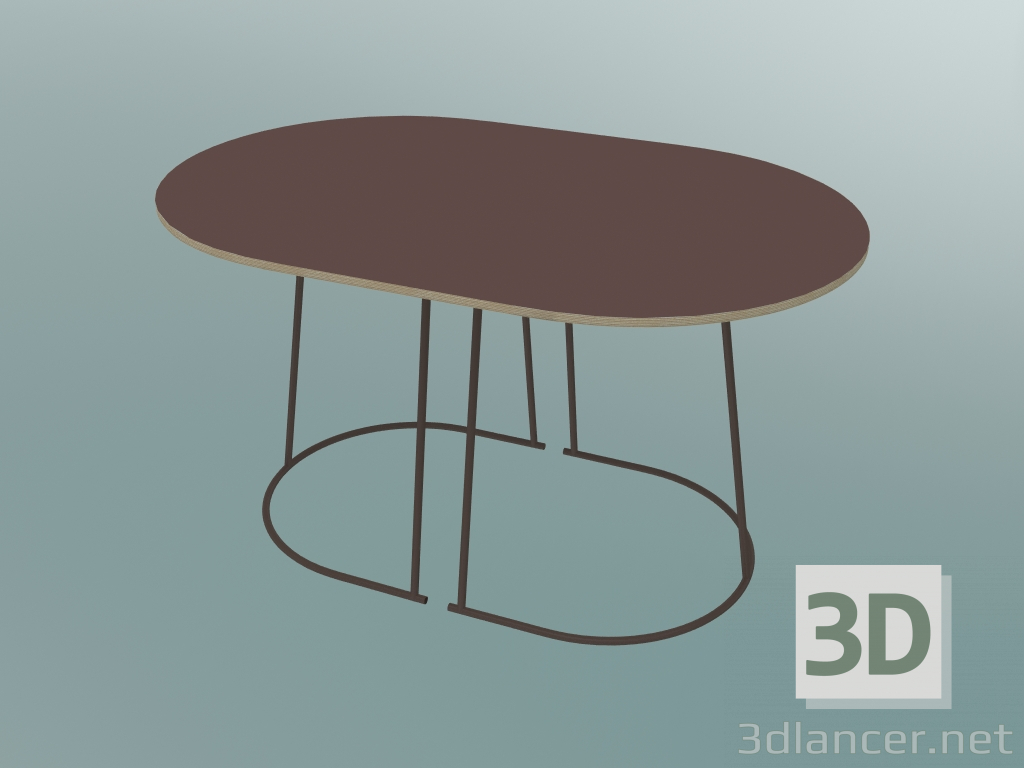 3 डी मॉडल कॉफी टेबल हवादार (छोटा, बेर) - पूर्वावलोकन