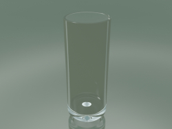 Vase cylindrique bas (H 30 cm, P 12 cm)