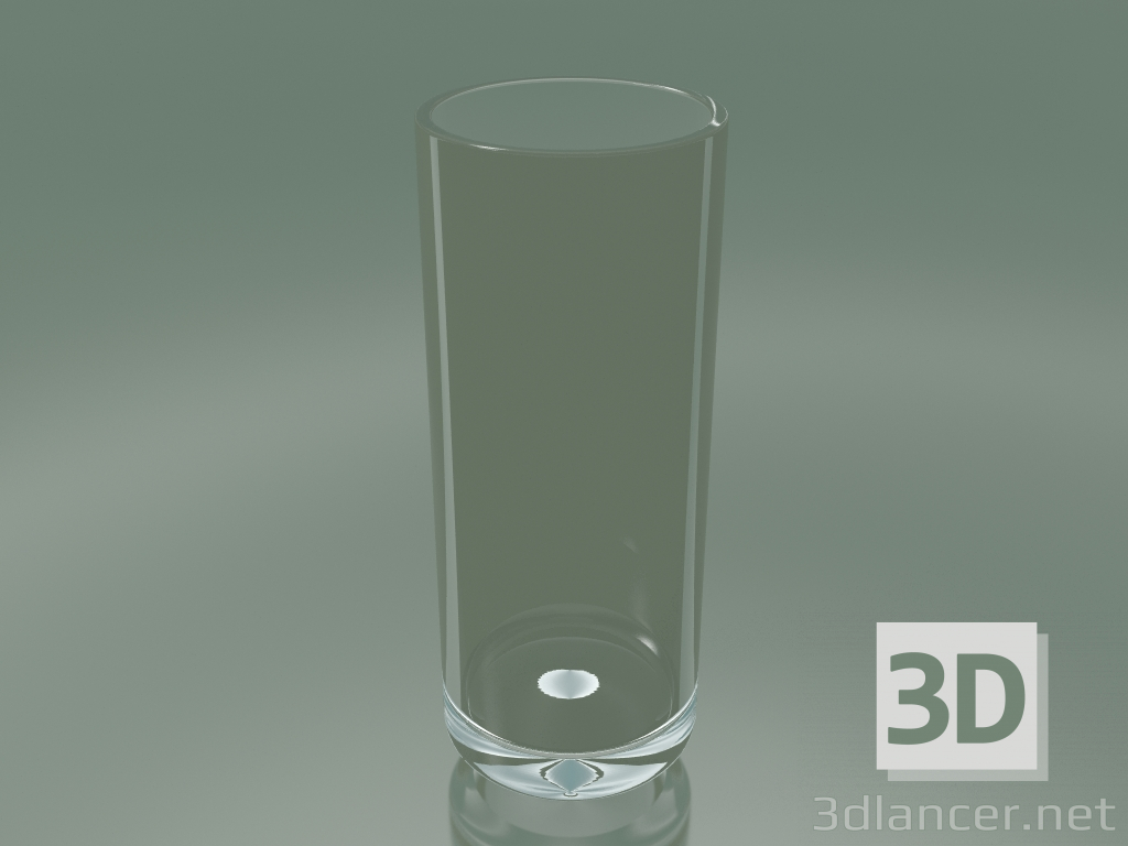 3D Modell Niedrige zylindrische Vase (H 30 cm, T 12 cm) - Vorschau