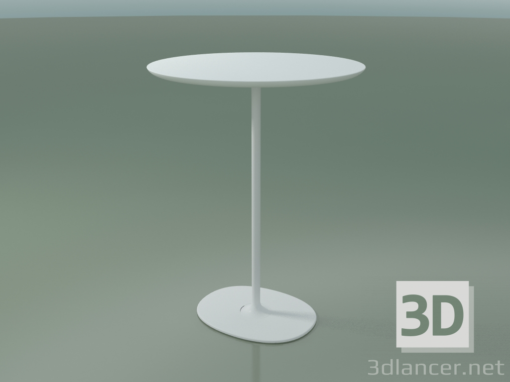 3D modeli Yuvarlak masa 0649 (H 105 - D 79 cm, F01, V12) - önizleme