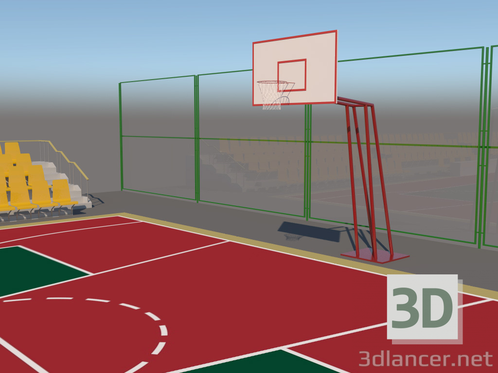 Modelo 3d Cancha de Baloncesto | 49870 | 3dlancer.net