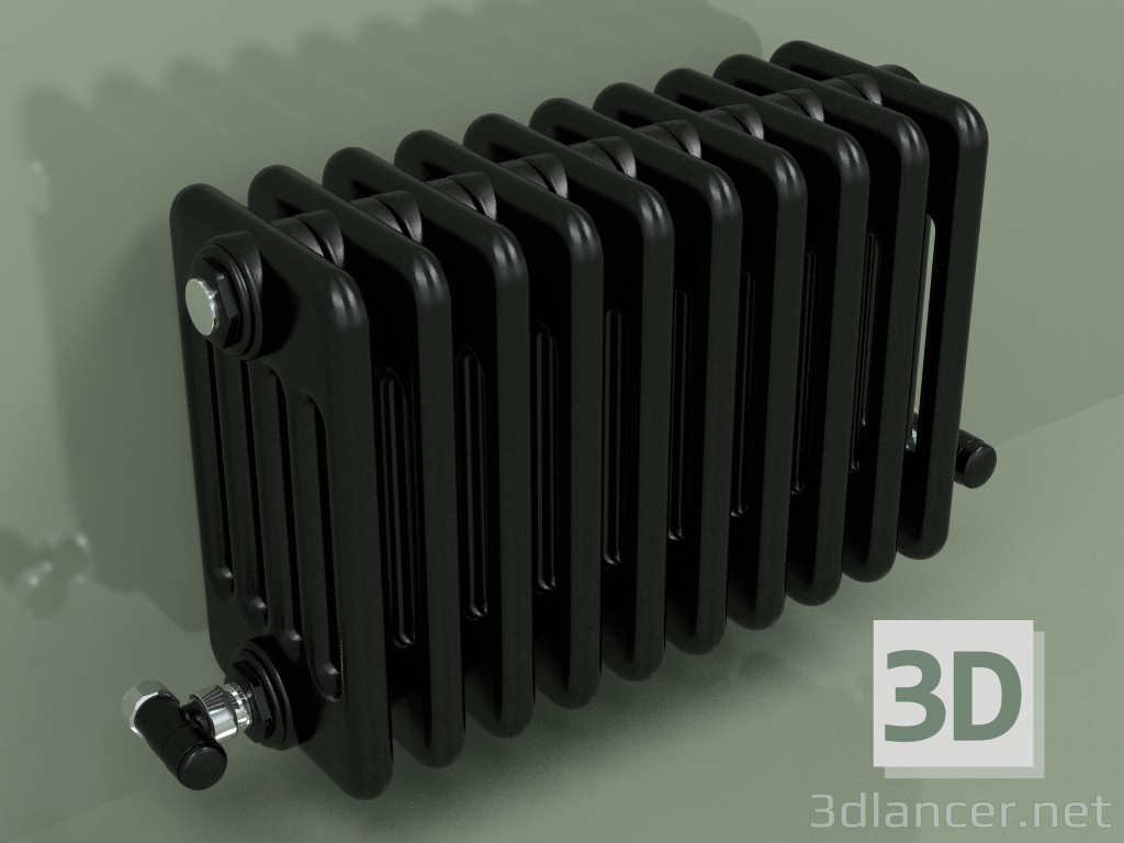 modèle 3D Radiateur TESI 5 (H 300 10EL, Noir - RAL 9005) - preview