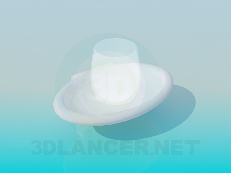 3d модель Підставка для склянки – превью