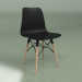 3D modeli Sandalye Leona (siyah) - önizleme