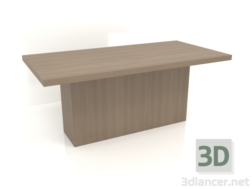 modello 3D Tavolo da pranzo DT 10 (1800x900x750, grigio legno) - anteprima