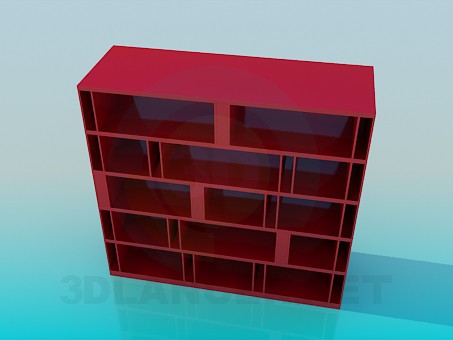 modelo 3D Estante para libros - escuchar modelo 3D Estante para libros - escuchar
