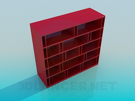 modelo 3D Estante para libros - escuchar modelo 3D Estante para libros - escuchar