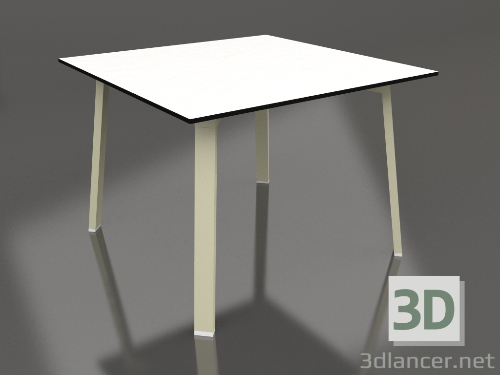 3d model Dining table 100 (Gold, Phenolic) - preview