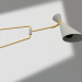 3D modeli Duvar lambası Shady (Gri) - önizleme