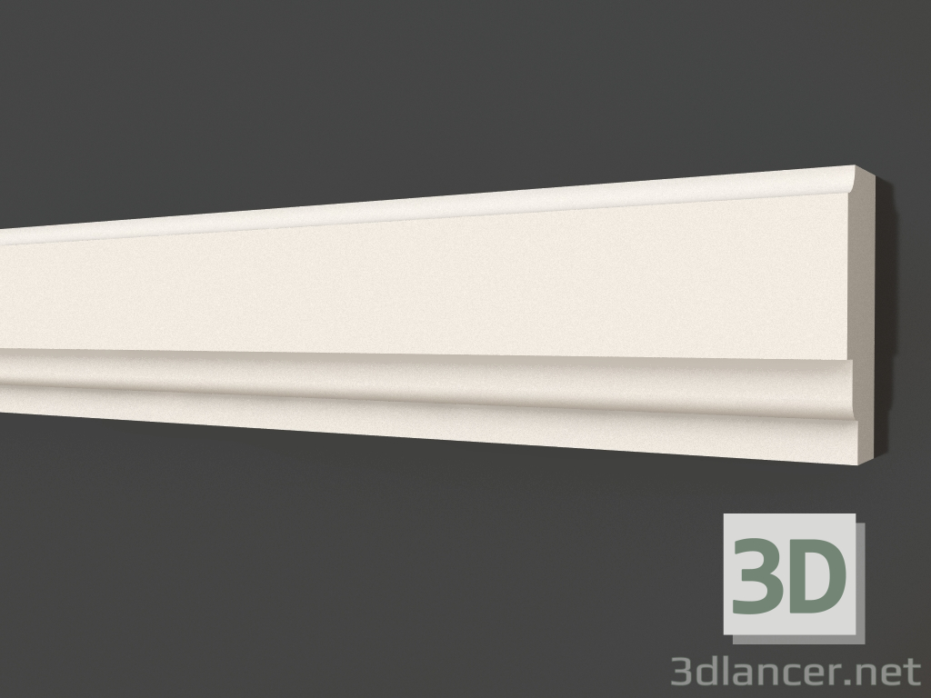 3d model Plaster molding LG 042 (65x26) - preview