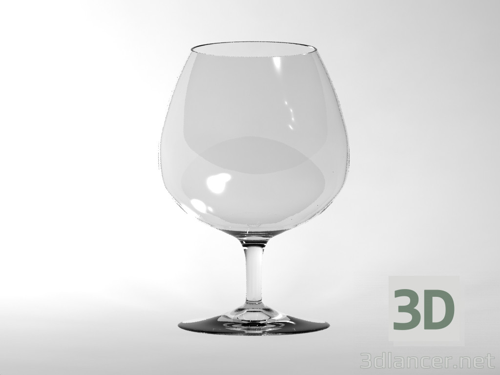 modèle 3D Verre - preview