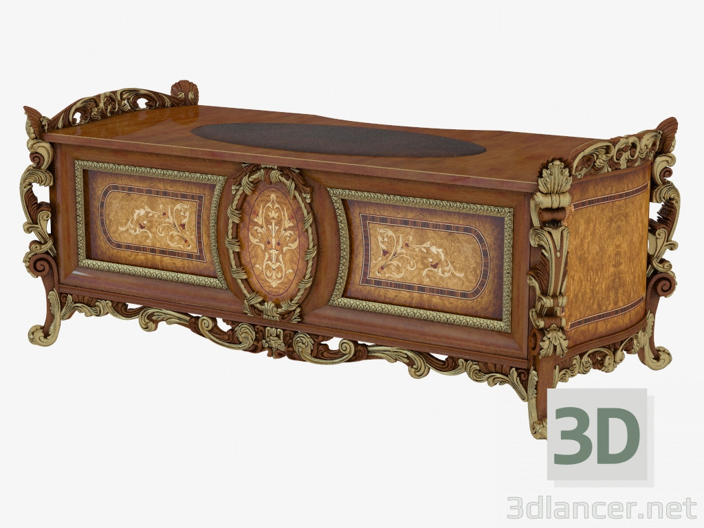 3d model Writing desk in classical style 118 - preview
